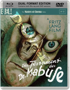 The Testament of Dr. Mabuse | Das Testament des Dr. Mabuse  | Das Tagebuch des Dr. Mabuse |The Crimes of Dr. Mabuse  Blu-Ray